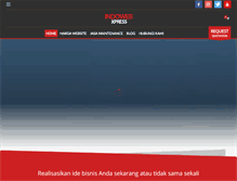 Tablet Screenshot of indowebxpress.com